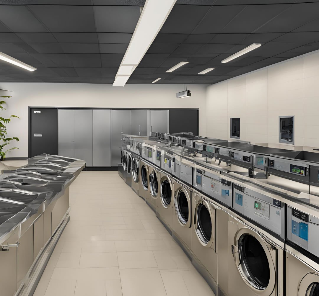 Projeto em lavanderia self-service pensado para investidores